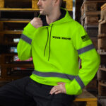6 MADDLY High Visibility Hoodie, Waterproof Reflective Hi Vis sa