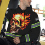 6 MADDLY High Visibility Hoodie, Waterproof Reflective Hi Vis sa