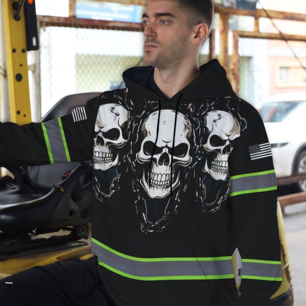 6 MADDLY High Visibility Hoodie, Waterproof Reflective Hi Vis sa