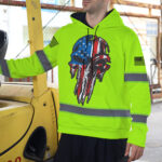 7 MADDLY High Visibility Hoodie, Waterproof Reflective Hi Vis sa