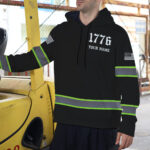 7 MADDLY High Visibility Hoodie, Waterproof Reflective Hi Vis sa