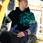 Hi-Vis-Hoodie-Reflective-Gradient-Polynesian-Turtle-Hawaiian-Custom-Name-5
