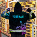 Hi-Vis-Hoodie-Reflective-Gradient-Polynesian-Turtle-Hawaiian-Custom-Name-7
