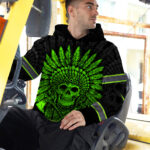 Hi-Vis-Hoodie-Reflective-Skull-Native-Green-Neon-Custom-Name-5