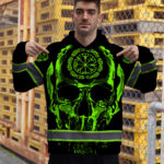 Hi-Vis-Hoodie-Reflective-Skull-Viking-Symbol-Green-Neon-Custom-Name-6