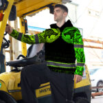 Hi-Vis-Hoodie-Reflective-Tapes-Wolf-Tattoo-Viking-Symbol-Green-Neon-8