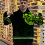 Hi-Vis-Hoodie-Reflective-Viking-Wolf-Green-Neon-Custom-Name-6
