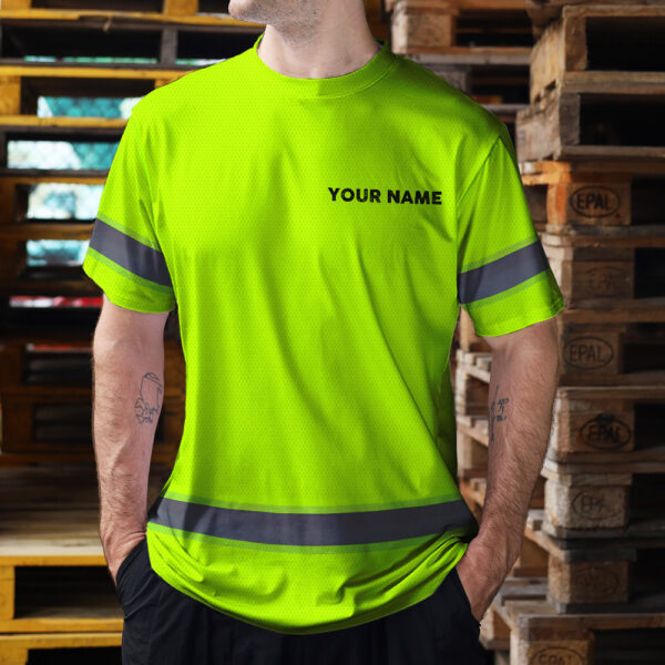 Hi-Vis-Shirt-Green-Neon-With-Custom-Name-And-“I-Have-Neither-The-Time”-Slogan,-Hi-Vis-Shirts-Funny-7
