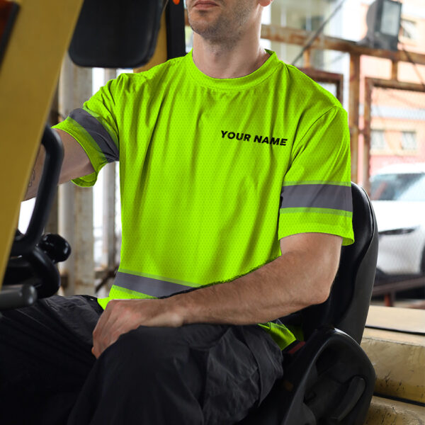Hi-Vis-Shirt-Green-Neon-With-Custom-Name-And-“I-Have-Neither-The-Time”-Slogan,-Hi-Vis-Shirts-Funny-8