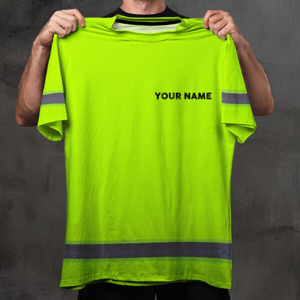 Hi-Vis-Shirt-Green-Neon-With-Custom-Name-And-“I-Have-Neither-The-Time”-Slogan,-Hi-Vis-Shirts-Funny-9