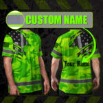 Hi-Vis-Shirt-Reflective-Scratch-Camo-Green-Neon-US-Flag-Safety-Workwear-3