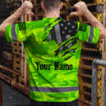 Hi-Vis-Shirt-Reflective-Scratch-Camo-Green-Neon-US-Flag-Safety-Workwear-6