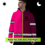 High-Visibility-Hoodie-Pink-Neon-Custom-Name,-Logo-And-Company-Reflective-Safety-Workwear-3