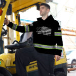 MADDLY-High-Visibility-Hoodie,-Waterproof-Reflective-Hi-Vis-safety-Hoodie-with-Hood-for-Men,-Women,-Outdoor-Worker,-Trucker-8