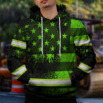 hi-vis-hoodie-reflective-green-vintage-us-flag-patriotic-custom-name-safety-2