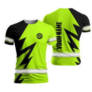 Hi Vis Work Shirt Reflective Custom Company Name Logo