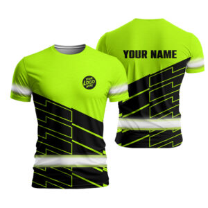 High Visibility T Shirt With Company Name And Logo Customization For Work Use
