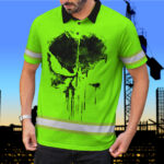 hi-vis-polo-shirt-reflective-green-neon-skull-paint-086-2