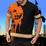 hi-vis-polo-shirt-reflective-orange-neon-skull-us-flag-084-2