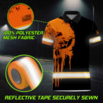 hi-vis-polo-shirt-reflective-orange-neon-skull-us-flag-084-4