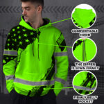 Hi-Vis-Hoodie-Reflective-Green-Neon-Water-Color-American-Flag-4