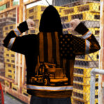 Hi-Vis-Hoodie-JOB-Reflective-Orange-Neon-Semi-Truck-Driver-Custom-Name-6