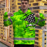Hi-Vis-Hoodie-Reflective-Scratch-Green-Camo-Neon-US-Flag-Custom-Name-6