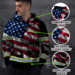 Hi-Vis-Hoodie-Reflective-Smoke-USA-Flag-Red-Blue-Safety-Workwear-3