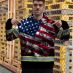 Hi-Vis-Hoodie-Reflective-Smoke-USA-Flag-Red-Blue-Safety-Workwear-5