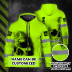 Hi-Vis-Zip-Hoodie-Reflective-Tapes-Black-Skull-US-Flag-Safety-Workwear-4