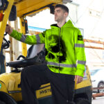 Hi-Vis-Zip-Hoodie-Reflective-Tapes-Black-Skull-US-Flag-Safety-Workwear-8