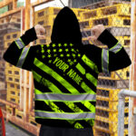 Hi-Vis-Zip-Hoodie-Reflective-Tapes-Green-Black-USA-Flag-Safety-Workwear-7