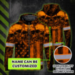 Hi-Vis-Zip-Hoodie-Reflective-Tapes-Orange-Skull-US-Flag-Safety-Workwear-4