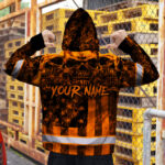 Hi-Vis-Zip-Hoodie-Reflective-Tapes-Orange-Skull-US-Flag-Safety-Workwear-7