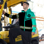 Hi-Vis-Hoodie-Reflective-Tapes-Mint-Neon-Uniform-Custom-Name-And-Logo-8