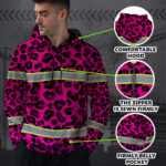 Hi-Vis-Hoodie-Reflective-Tapes-Pink-Leopard-Safety-Workwear-3
