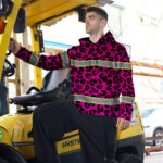 Hi-Vis-Hoodie-Reflective-Tapes-Pink-Leopard-Safety-Workwear-7