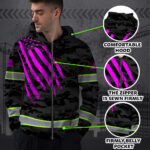 Hi-Vis-Jacket-Reflective-Camo-And-Pink-USA-Flag-Custom-Name-3