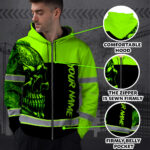 Hi-Vis-Zip-Hoodie-Reflective-Green-Neon-Skull-3-Custom-Name-Safety-Workwear-For-Workers,-Runners,-Cyclists,-Patriotic-3