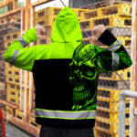 Hi-Vis-Zip-Hoodie-Reflective-Green-Neon-Skull-3-Custom-Name-Safety-Workwear-For-Workers,-Runners,-Cyclists,-Patriotic-6