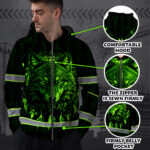 Hi-Vis-Zip-Hoodie-Reflective-Green-Neon-Wolf-Custom-Name-Safety-Workwear-For-Workers,-Runners,-Cyclists,-Patriotic-3