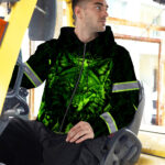 Hi-Vis-Zip-Hoodie-Reflective-Green-Neon-Wolf-Custom-Name-Safety-Workwear-For-Workers,-Runners,-Cyclists,-Patriotic-5