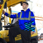 Hi-Vis-Zip-Hoodie-Reflective-Tapes-Blue-USA-Flag-Safety-Workwear-For-Runners,-Cyclists,-Patriotic-7