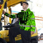 Hi-Vis-Zip-Hoodie-Reflective-Tapes-Deer-Hunting-US-Flag-Custom-Name-8