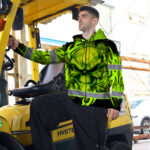 Hi-Vis-Zip-Hoodie-Reflective-Tapes-Paint-Flakes-Skull-Custom-Name-For-Workers,-Runners,-Cyclists,-Patriotic-8
