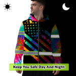 Hi-Vis-Zip-Hoodie-Reflective-Tapes-Rainbow-Tie-Dye-Safety-Workwear-2