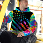 Hi-Vis-Zip-Hoodie-Reflective-Tapes-Rainbow-Tie-Dye-Safety-Workwear-4