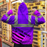 Hi-Vis-Zip-Hoodie-Reflective-Tapes-Violet-USA-Flag-Safety-Workwear-For-Cyclists,-Patriotic-6