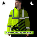 Hi-Vis-Zip-Hoodie-Reflective-Tapes-Yellow-Neon-USA-Flag-Safety-Workwear-For-Cyclists,-Patriotic-2