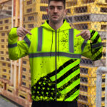 Hi-Vis-Zip-Hoodie-Reflective-Tapes-Yellow-Neon-USA-Flag-Safety-Workwear-For-Cyclists,-Patriotic-5
